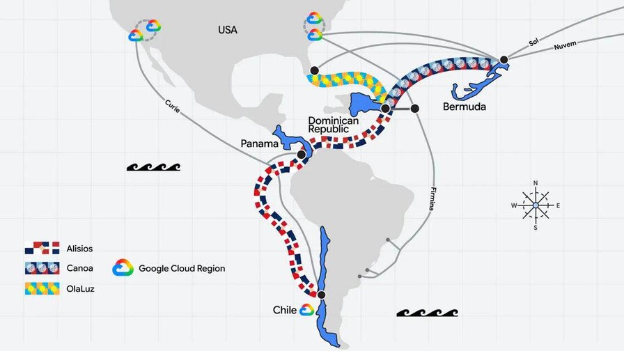 Paliza anuncia dos nuevos cables submarinos de Google para reforzar la conectividad de RD Paliza anuncia dos nuevos cables submarinos de Google para reforzar la conectividad de RD