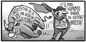 Caricatura de Noticiero Poteleche 14 agosto 2026