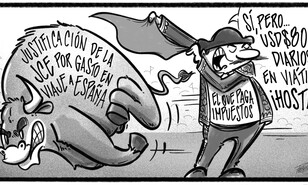 Caricatura de Noticiero Poteleche 14 agosto 2026