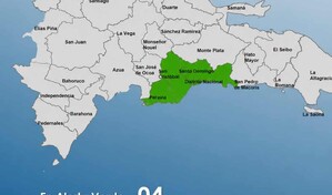 El COE coloca a Peravia entre las provincias en alerta verde