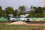 Dos plays del Centro Olímpico siguen en reparación, luego de Santo Domingo 2026