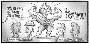 Caricatura de Noticiero Poteleche 15 agosto 2026