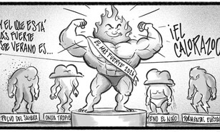 Caricatura de Noticiero Poteleche 15 agosto 2026