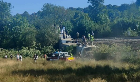 Inglaterra registra un segundo descarrilamiento ferroviario en dos d&iacute;as