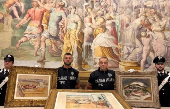Recuperan tres obras de Renoir, Matisse y C&eacute;zanne robadas de colecci&oacute;n privada en Italia