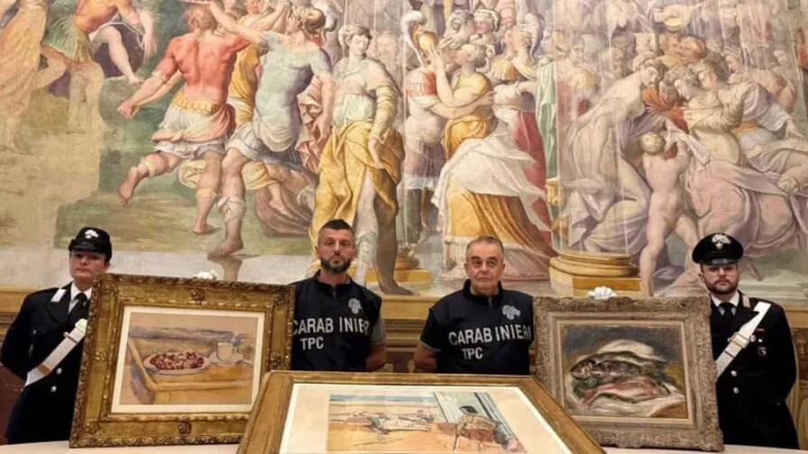 Recuperan tres obras de Renoir, Matisse y Cézanne robadas de colección privada en Italia Recuperan tres obras de Renoir, Matisse y Cézanne robadas de colección privada en Italia