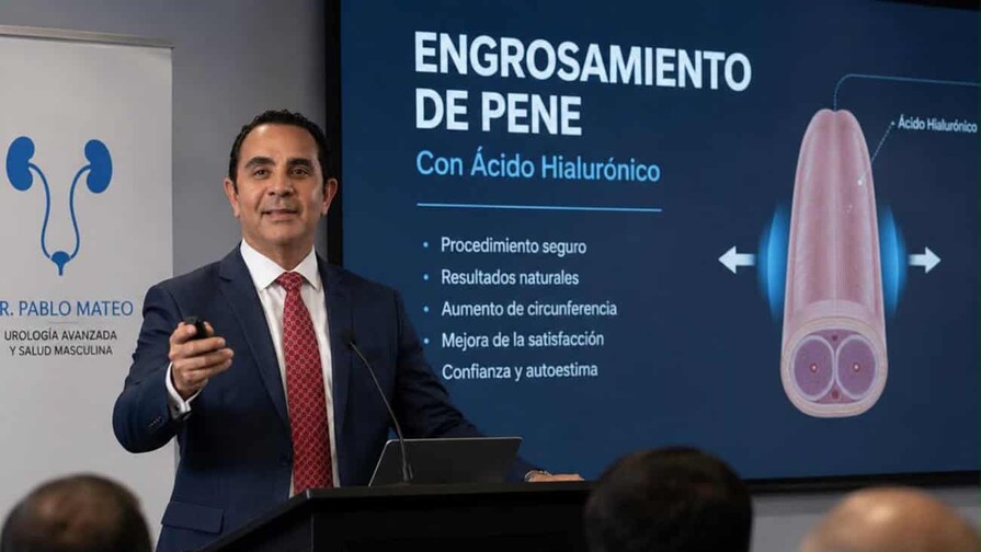 El doctor Pablo Mateo presenta procedimiento de engrosamiento de pene con ácido hialurónico El doctor Pablo Mateo presenta procedimiento de engrosamiento de pene con ácido hialurónico