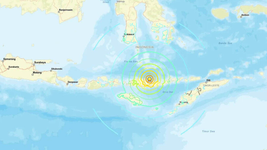 Terremoto de magnitud 7,7 sacude la costa de Indonesia Terremoto de magnitud 7,7 sacude la costa de Indonesia