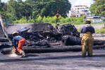10 mil galones de combustible y un incendio: as&iacute; ocurri&oacute; el accidente que dej&oacute; dos muertos