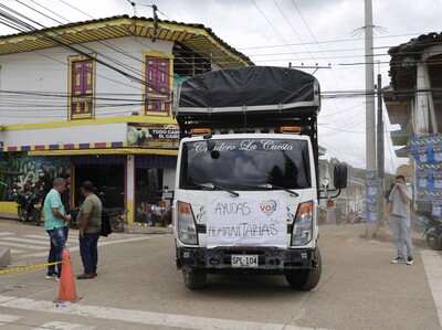 Colombia recibe ayuda humanitaria tras terremoto de magnitud 7.4