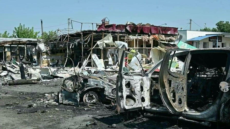 Una decena de muertos en un ataque ruso en el noreste de Ucrania
