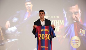 El Bar&ccedil;a asesta un gran golpe en el mercado con el campe&oacute;n mundial Rodri