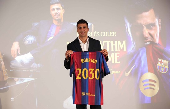 El Bar&ccedil;a asesta un gran golpe en el mercado con el campe&oacute;n mundial Rodri