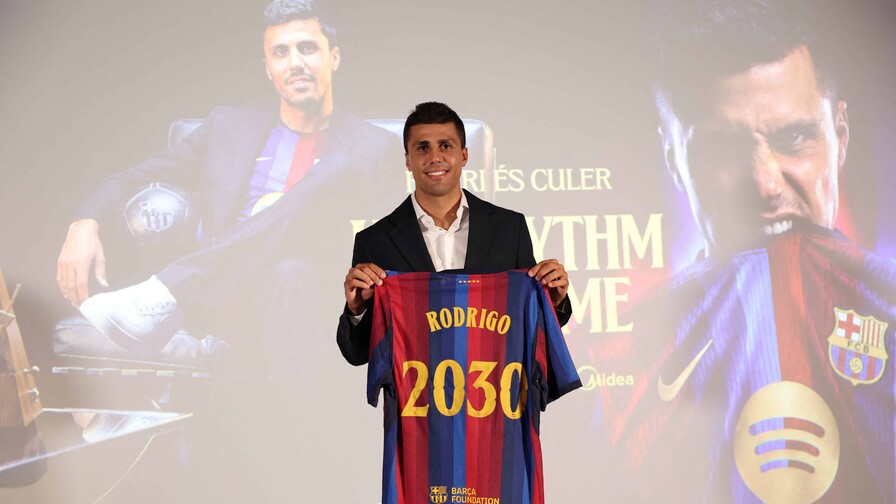 Flick adelanta que Rodri no estará en el debut liguero del Barcelona Flick adelanta que Rodri no estará en el debut liguero del Barcelona