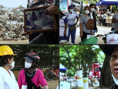 Buscan recuperar pertenencias de víctimas del terremoto en Colombia