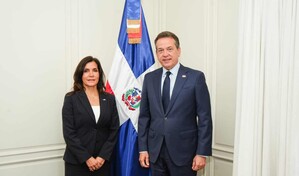 Nuevo canciller recibe a la embajadora de EE. UU. y reafirman disposici&oacute;n de un di&aacute;logo permanente