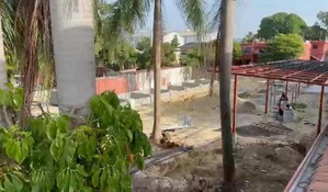 Vecinos de Villa Aura-Olimpo rechazan construcci&oacute;n de negocio en zona residencial