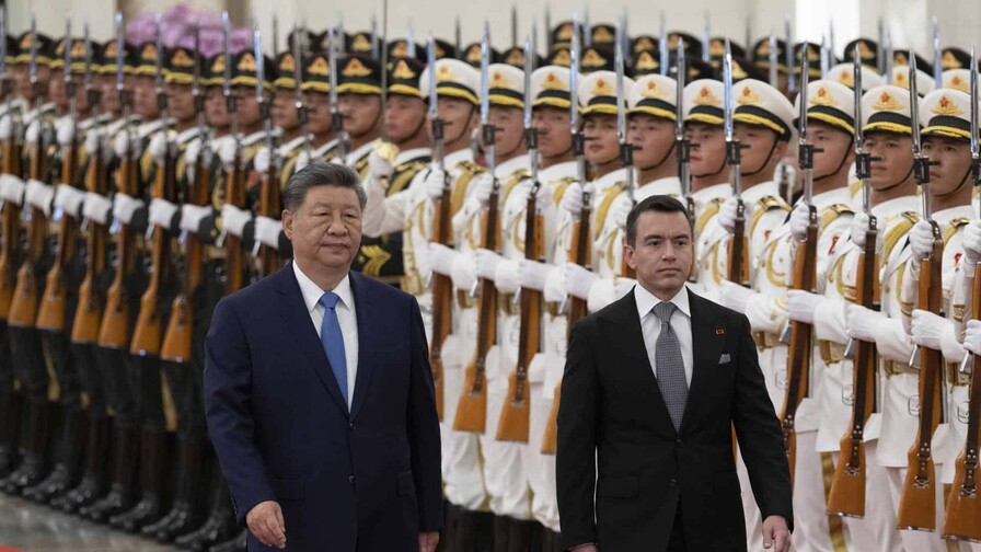 Xi y Noboa abogan por ampliar la cooperación en energía, minería y comercio Xi y Noboa abogan por ampliar la cooperación en energía, minería y comercio