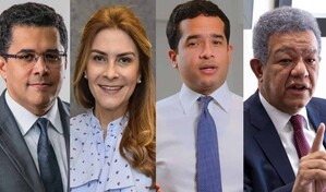 Collado aventaja a Carolina en el PRM; Gonzalo lidera en el PLD y Leonel entre los miembros de la FP