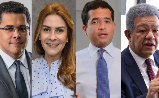 Collado aventaja a Carolina en el PRM; Gonzalo lidera en el PLD y Leonel entre los miembros de la FP