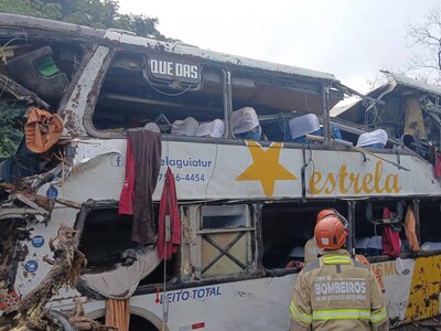 Al menos 21 personas mueren tras accidente en Brasil