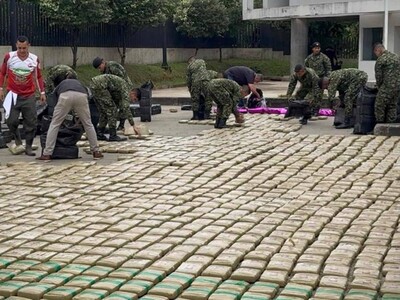 Incautan más de cuatro toneladas de marihuana en Colombia