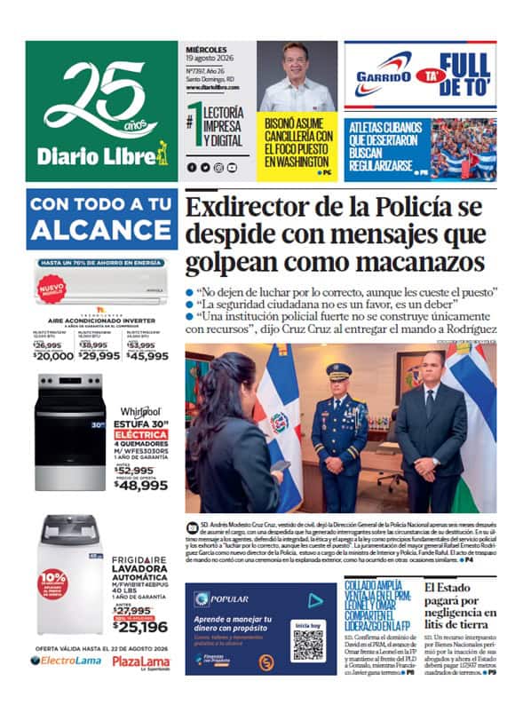 Día Jueves, 19 de Febrero de 2026 Edición 7251.