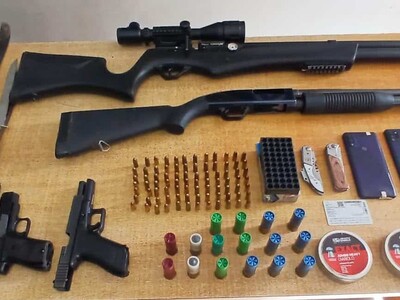 Detienen cuatro personas y ocupan armas de fuego en Barahona