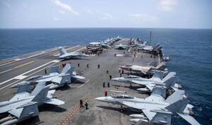 Un portaaviones de EE. UU. llega a Medio Oriente para relevar a otro desplegado seis meses