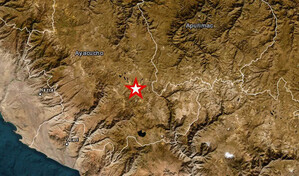 Un terremoto de magnitud 7.2 sacude la regi&oacute;n andina de Ayacucho, en el sur de Per&uacute;