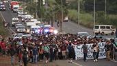 Unos 800 migrantes salen en caravana desde el sur de M&eacute;xico hacia la capital