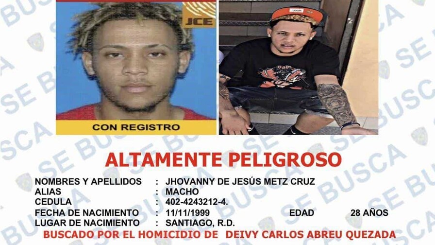 Gestionan por cooperaci&oacute;n internacional regreso a RD de acusado de matar chofer en Santiago