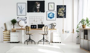 C&oacute;mo dise&ntilde;ar una zona de estudio compartida, c&oacute;moda y organizada