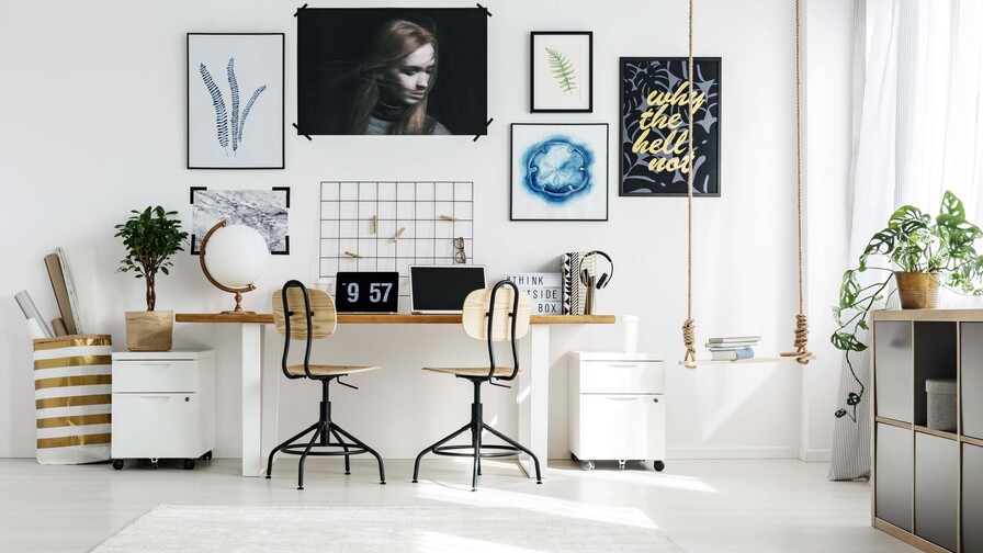 Cómo diseñar una zona de estudio compartida, cómoda y organizada Cómo diseñar una zona de estudio compartida, cómoda y organizada