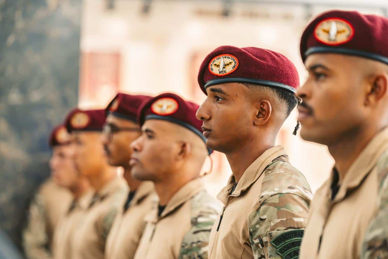 Militares participantes.