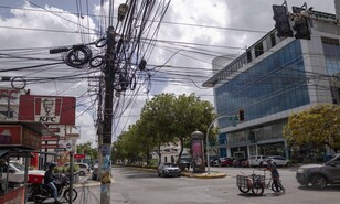 El cableado sin l&iacute;mites se adue&ntilde;a de las calles de Santo Domingo