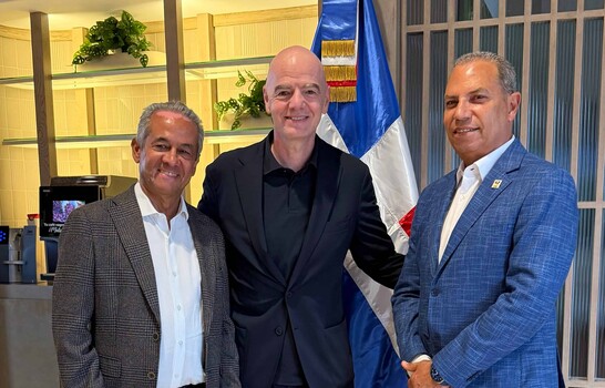 &iquest;A qu&eacute; vino Infantino a Rep&uacute;blica Dominicana? Esto hizo durante su visita