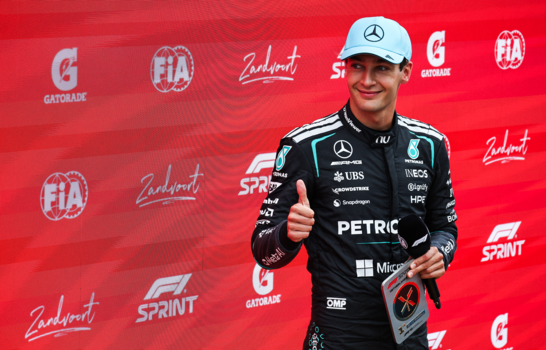 George Russell (Mercedes) gana la carrera esprint del GP de F1 de Pa&iacute;ses Bajos
