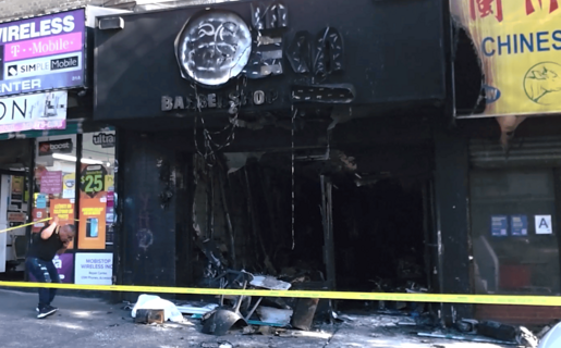 Bater&iacute;a de litio provoca incendio en barber&iacute;a dominicana en El Bronx y deja cinco heridos