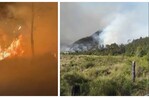 Valle Nuevo bajo fuego: brigadas forestales trabajan para contener incendio