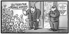 Caricatura de Noticiero Poteleche 25 agosto 2026