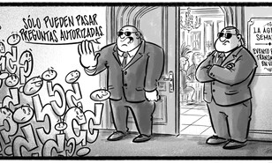 Caricatura de Noticiero Poteleche 25 agosto 2026