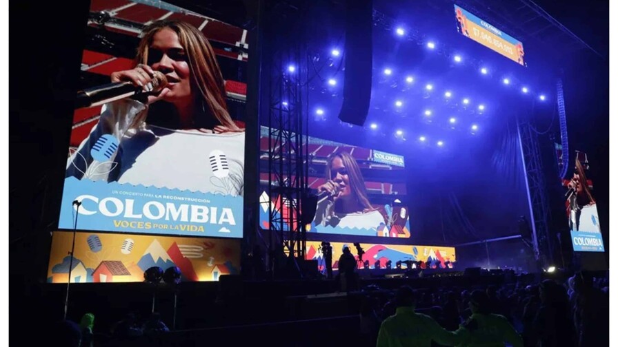 Karol G, Yatra, Maluma y Bos&eacute; unen ritmos en concierto solidario tras el terremoto en Colombia