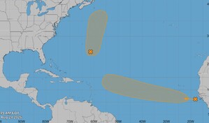 Onda tropical se organiza en el Atl&aacute;ntico; a&uacute;n es pronto para hablar de amenaza para RD
