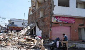 Presidente de Colombia anuncia inicio de la reconstrucci&oacute;n de zonas da&ntilde;adas por terremoto