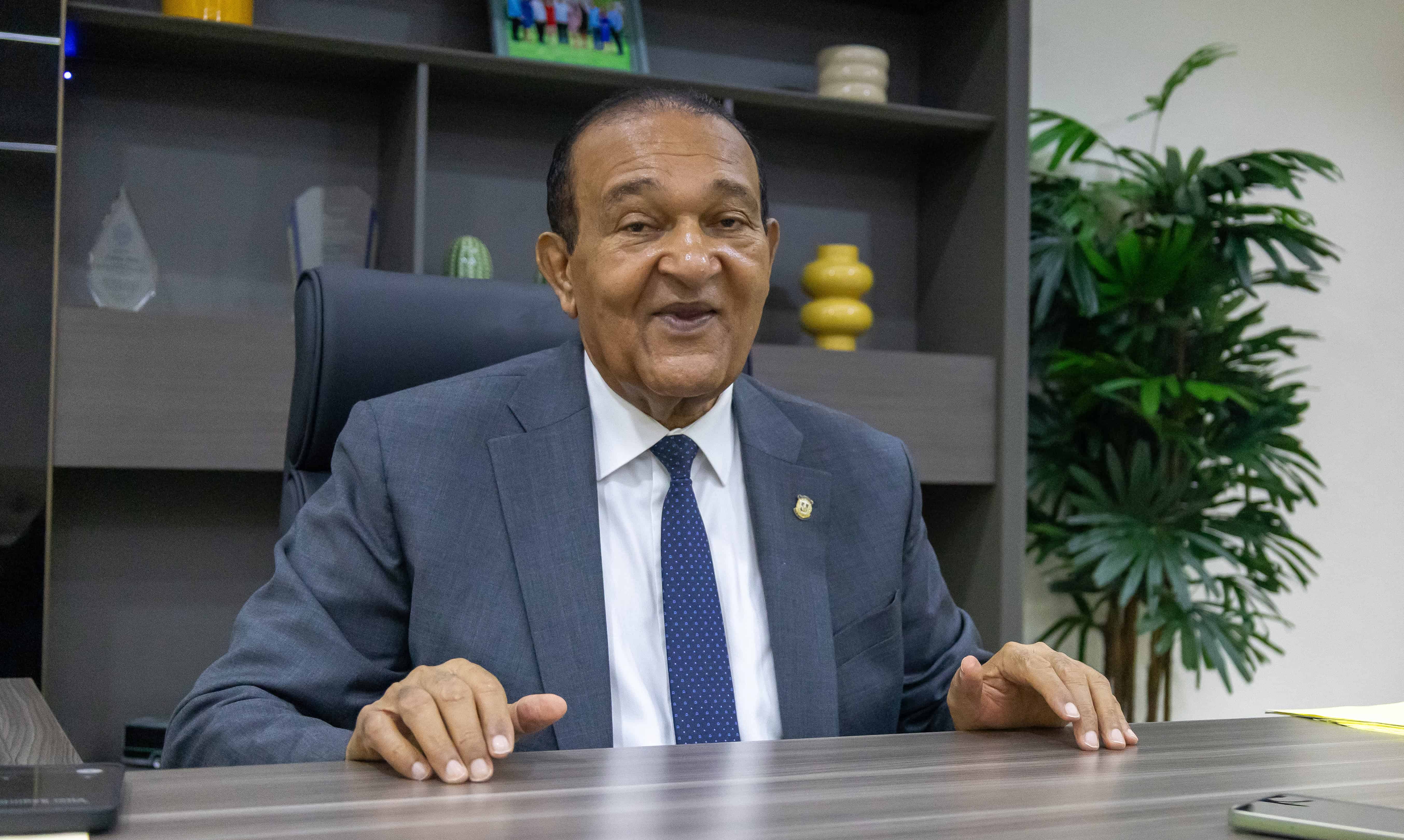 Antonio Marte, senador y presidente de Conatra .