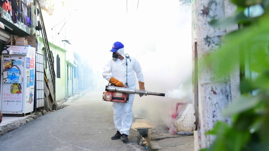 Salud Pública fumiga contra el dengue y exhorta a la población eliminar criaderos de mosquito Salud Pública fumiga contra el dengue y exhorta a la población eliminar criaderos de mosquito
