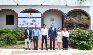 David Collado deja iniciada restauraci&oacute;n de Casa Aybar en la Ciudad Colonial