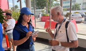 Consejo Nacional de Drogas lleva campa&ntilde;a contra el vapeo a usuarios del Metro SD