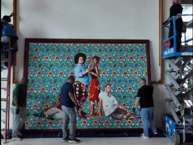 Embajada de EE. UU. en RD quitó una pintura woke y la quiere vender